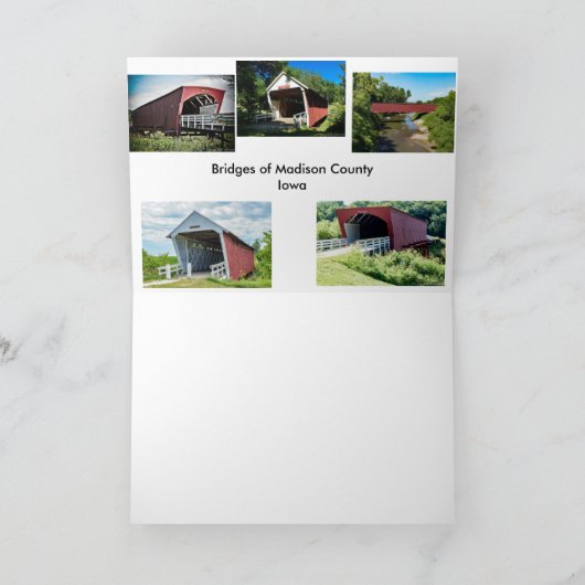 Carte Ponts du comté de Madison (Intérieur)