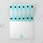 Carte Poodle bleu (Intérieur)