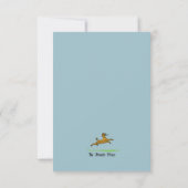 Carte Poodle Note (Dos)