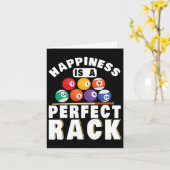 Carte Pool Billiard Happiness Est Un Billard Rack Parfai (Fleur jaune)