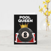 Carte Pool Queen Girls Pool Womens Billard Pool (Fleur jaune)