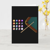 Carte Pool Queen of Billiards (Fleur jaune)