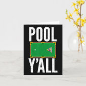 Carte Pool Y Tous Billard de piscine (Fleur jaune)