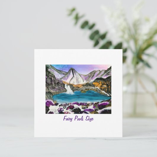 Carte Pools de fées Skye Scotland (Debout devant)
