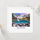 Carte Pools de fées Skye Scotland (Devant/Arrière en situation)