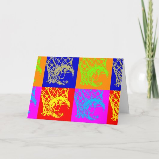 Carte Pop Art Basket (Devant)