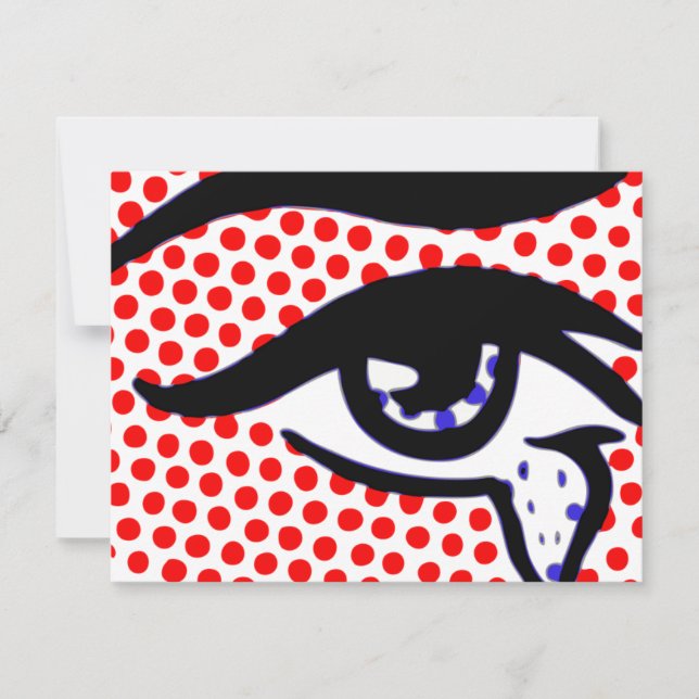 Carte Pop Art Eye (Devant)