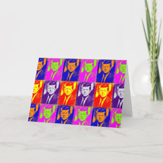 Carte Pop Art Jack JFK John F. Kennedy