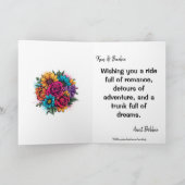 Carte Pop Art juste marié (Intérieur)