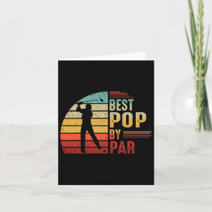Carte Pop By Par Golf Lover Fêtes des pères Cadeaux Pour