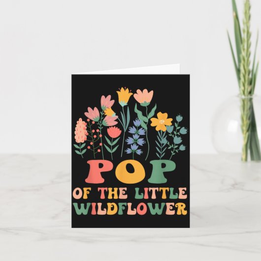 Carte Pop de La Petite Fleur Sauvage Ba (Devant)
