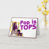 Carte Pop est top (Fleur jaune)