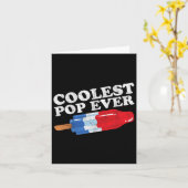Carte Pop Ever Popsicle Funny Retro Bomb Fête des pères (Fleur jaune)