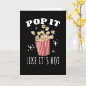 Carte Pop it like it's Hot Popcorn (Fleur jaune)