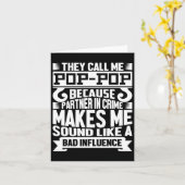 Carte Pop Papa Chemise Saint Valentin Fête des pères Noë (Fleur jaune)