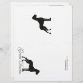 Carte pop spéciale Great Dane (Devant / Derrière)