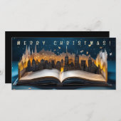 Carte Pop-up Book City à minuit 2 Joyeux Noël FC (Devant / Derrière)