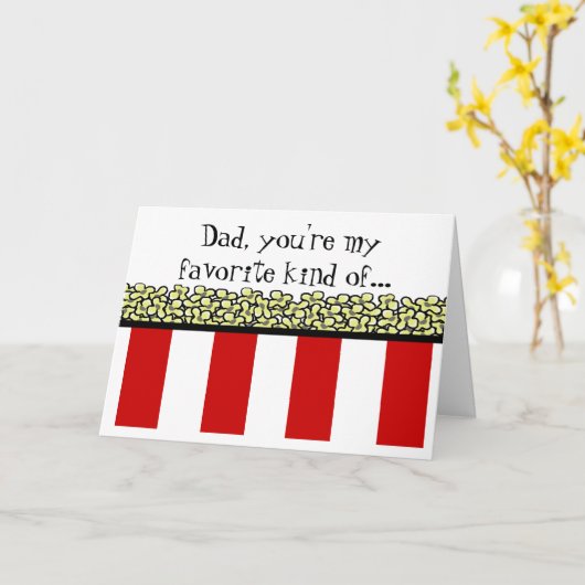 Carte Popcorn (Fleur jaune)