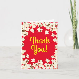 Carte Popcorn Anniversaire de la fête du cinéma