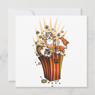 Carte Popcorn de cochons de Guinée