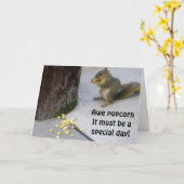 CARTE POPCORN MANGEANT DES SALONS D'ANNIVERSAIRE DE L'ES (Fleur jaune)