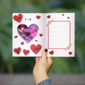 Carte Popcorn personnalisé de la Saint-Valentin d'amour