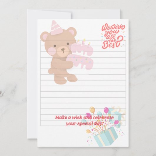 Carte Popper Party (Dos)