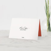 Carte Poppies d'anniversaire et champ de Dahlia (Dos)