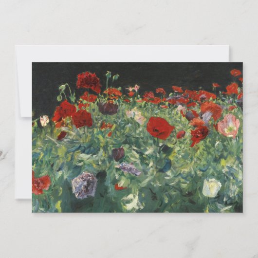 Carte Poppies | John Singer Sargent (Devant)