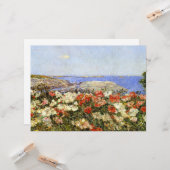 Carte Poppies sauvages sur les îles de Shoals (Devant/Arrière en situation)