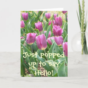 CARTE POPPIN JUSTE POUR DIRE BONJOUR !