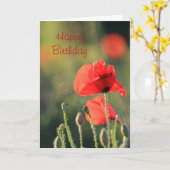 Carte Poppy 1 (Fleur jaune)