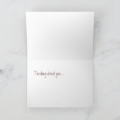 Carte poppy en cuivre et crème (Intérieur)