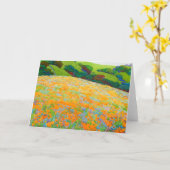 Carte Poppy Mound (Fleur jaune)