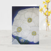 Carte poppys 2 (Fleur jaune)