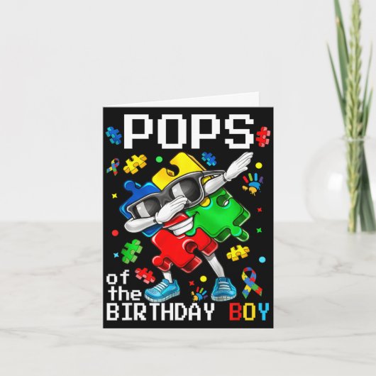 Carte Pops de l'enfant de la fête d'anniversaire morceau (Devant)