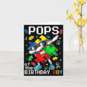 Carte Pops de l'enfant de la fête d'anniversaire morceau (Fleur jaune)