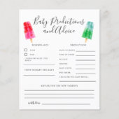 Carte Popsicle Baby Predictions & Conseils (Devant)