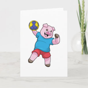 Carte Porc au handball
