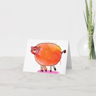 Carte Porc de tango • Nate Perdue, âge 6