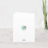 Carte Porche Boots and Cactus (Dos)