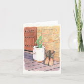 Carte Porche Boots and Cactus (Devant)