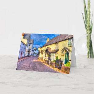 Carte Porlock High Street Somerset