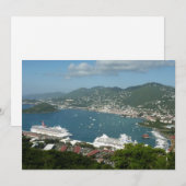 Carte Port à St. Thomas Îles Vierges américaines (Devant / Derrière)