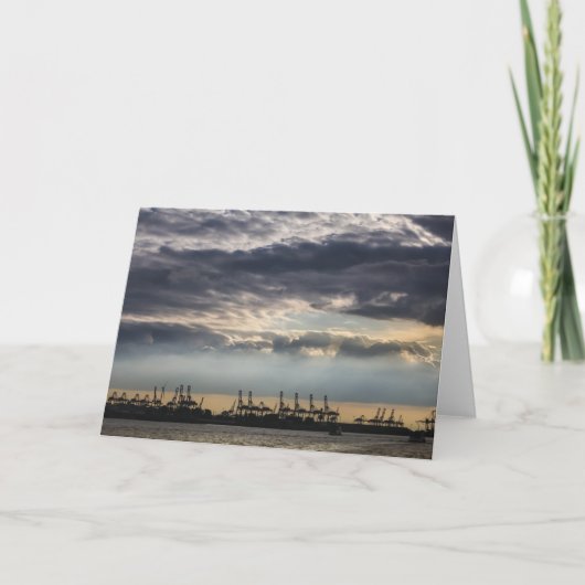 Carte Port de Hambourg Allemagne (Devant)