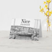 Carte Port de Nice BnW (Fleur jaune)