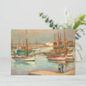 Carte Port sur l'île d'Yeu | Henri Lebasque (Debout devant)