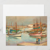 Carte Port sur l'île d'Yeu | Henri Lebasque (Devant / Derrière)