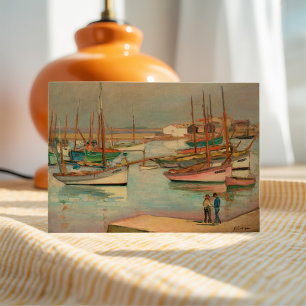 Carte Port sur l'île d'Yeu Henri Lebasque