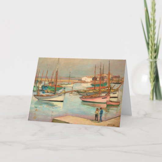 Carte Port sur l'île d'Yeu | Henri Lebasque (Devant)